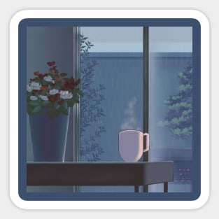 Cozy coffee Sticker